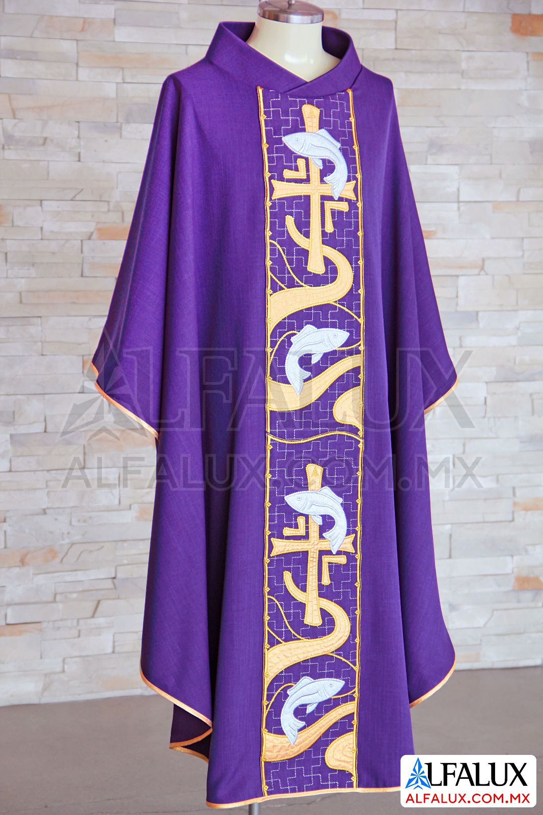 22 PECES Casulla Alfalux Iris Morado Central (2)